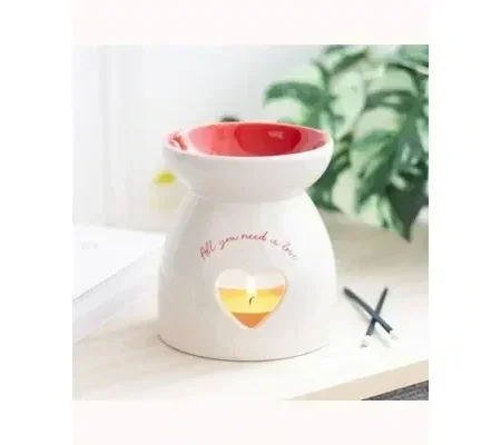 All You Need is Love Heart Oil Burner and Wax Warmer