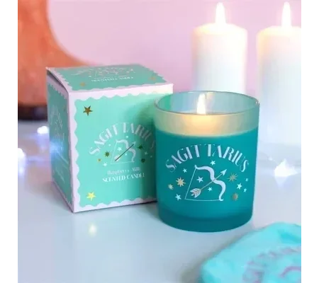 Zodiac Zest Sagittarius Raspberry Milk Candle