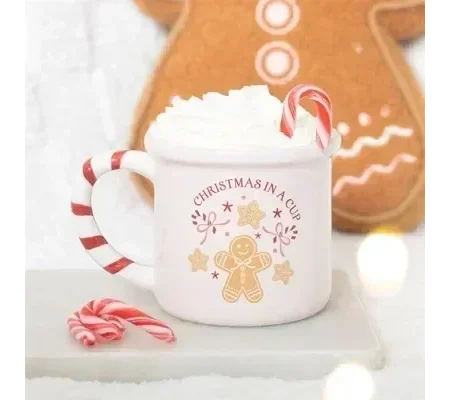Pink Christmas in a Cup Mug