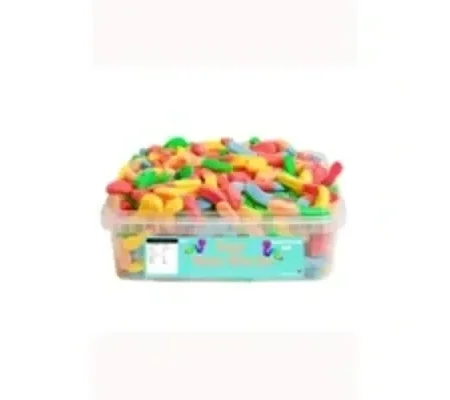 Sour Neon Worms Tub 600g