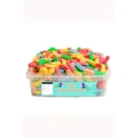 Sour Neon Worms Tub 600g