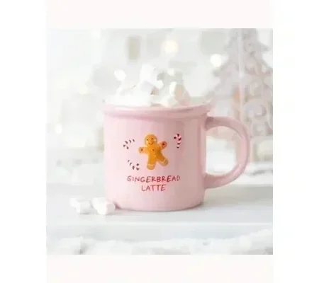 Pink Gingerbread Latte Mug