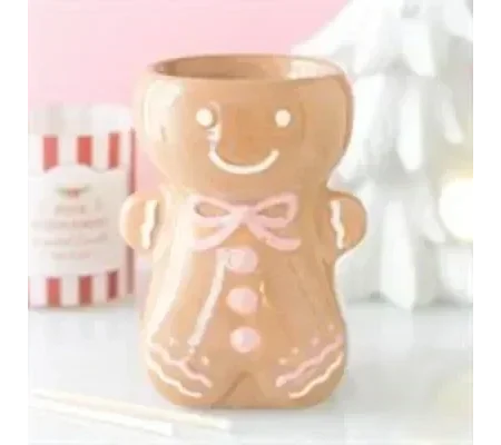 Pink Gingerbread Man Oil Burner