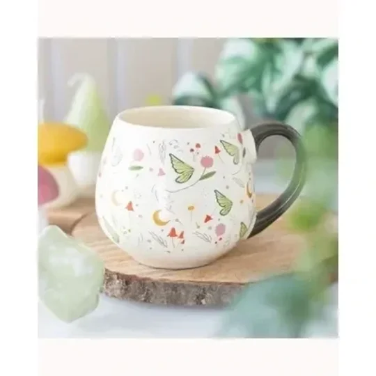 Fairy Folklore Print Rounded Mug