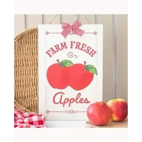 Farm Fresh Apples Hanging Sign