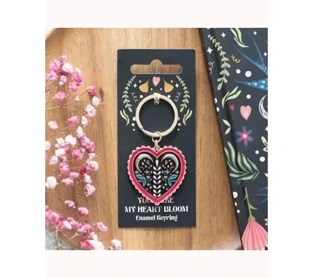 Folk Heart Keyring