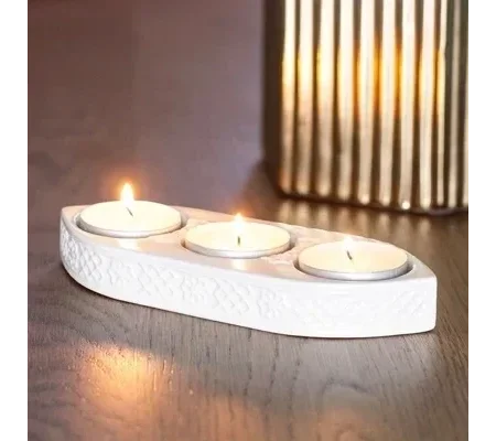 Geometric Triple Tealight Holder