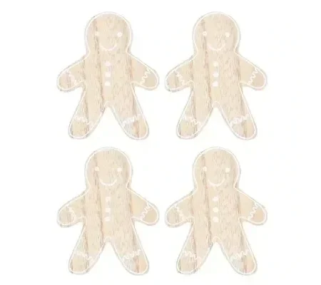 Gingerbread Man Coaster Set