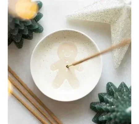 Gingerbread Man Incense Stick Holder