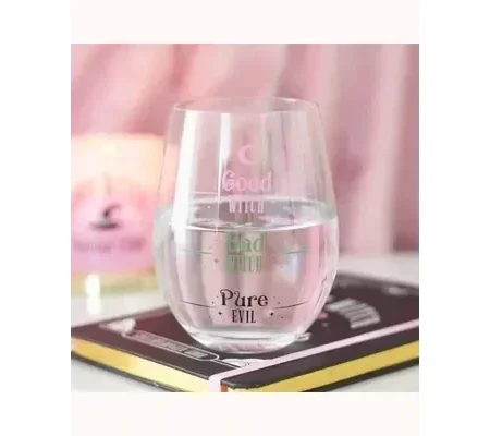 Good Witch, Bad Witch Stemless Glass