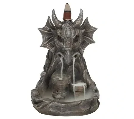 Grey Dragon Backflow Incense Burner