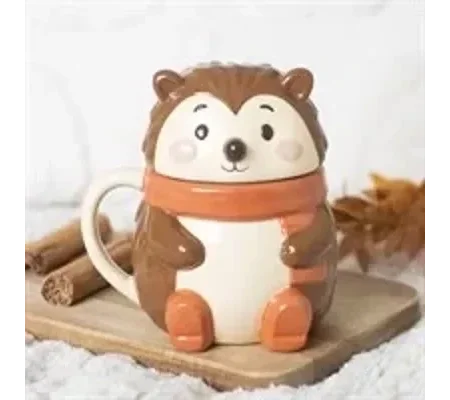 Hazel Hedgehog Lidded Mug