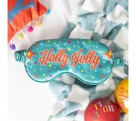 Holly Jolly Satin Sleep Mask
