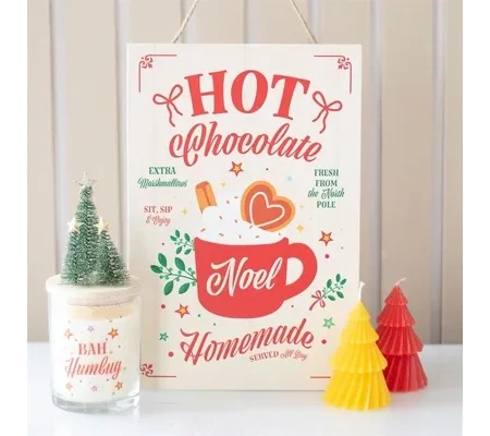 Homemade Hot Chocolate Hanging Sign