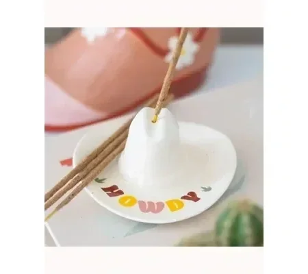 Howdy Cowboy Hat Incense Stick Holder