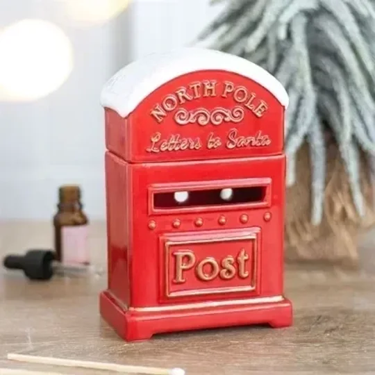 Letters to Santa Christmas Post Box Oil Burner