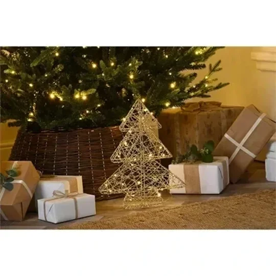 Light-Up Shimmer Tree with Timer