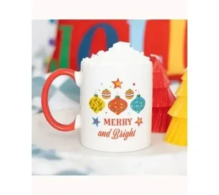 Merry and Bright Bauble Mug