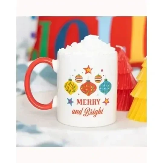 Merry and Bright Bauble Mug