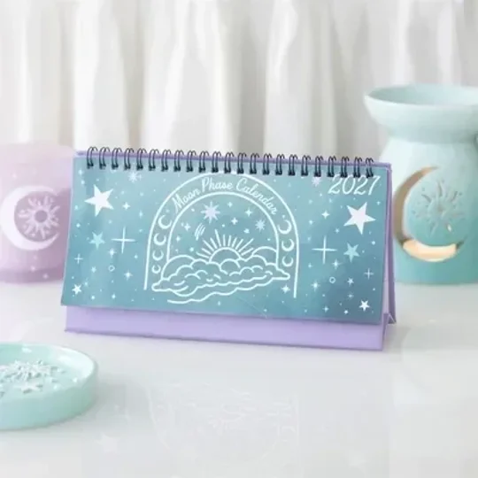 Moon Phase Desk Calendar 2027
