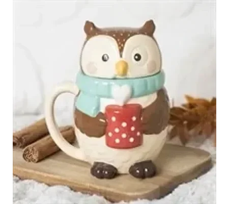 Oliver Owl Lidded Mug
