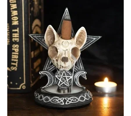 Ouija Cat Backflow Incense Burner