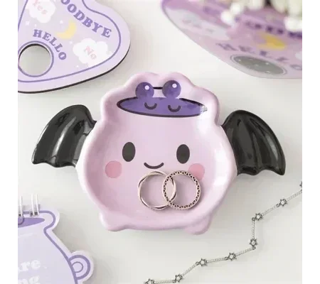 Pastel Batbrew Cauldron Trinket Dish