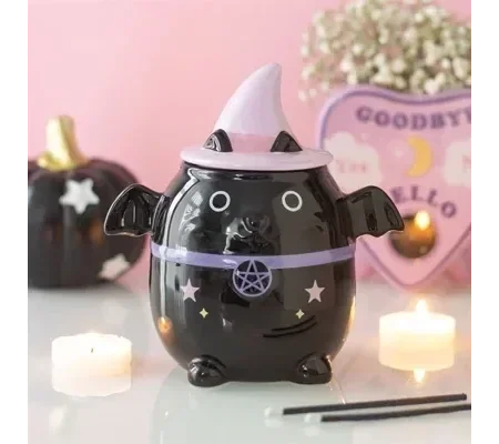 Pastel Bat Cat Oil Burner