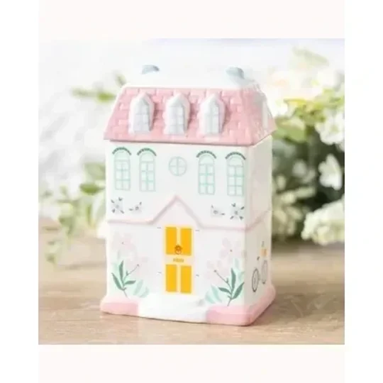 Pastel House Oil Burner and Wax Warmer