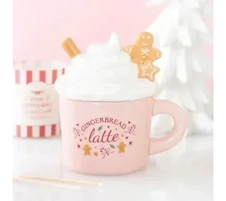 Pink Gingerbread Latte Oil Burner and Wax Warmer