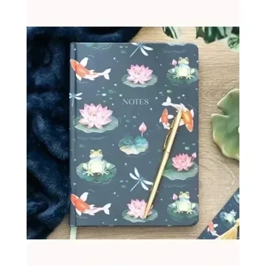 Pond Print A5 Notebook