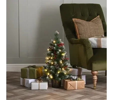 Prelit Potted Christmas Tree