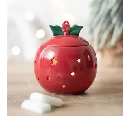 Red Bauble Oil Burner