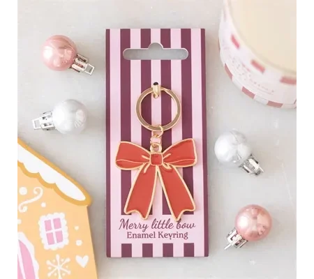 Red Bow Keyring