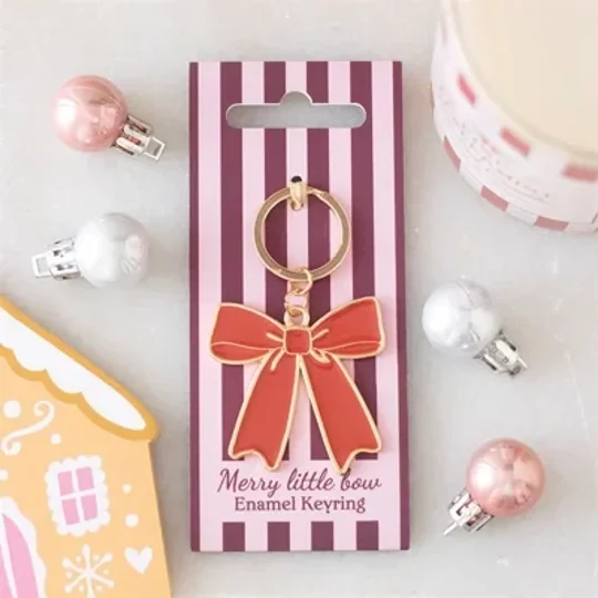 Red Bow Keyring