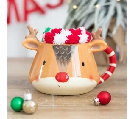 Reindeer Mug and Socks Set