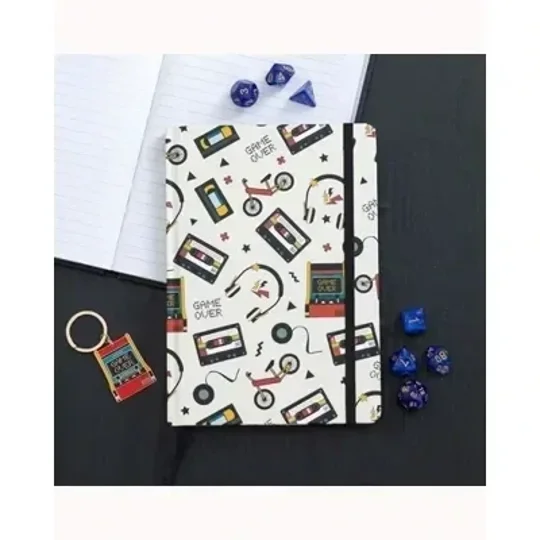 Retro 80s Print A5 Notebook