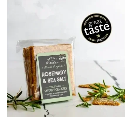 Rosemary & Sea Salt Savoury Crackers