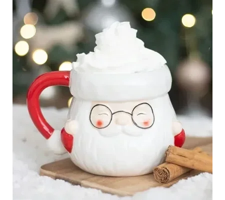 Santa Claus Shaped Mug
