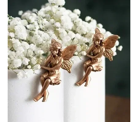 Set of 2 Fairy Pot Hanger Ornaments
