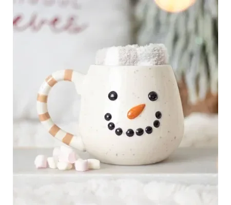 Snowman Mug and Socks Set
