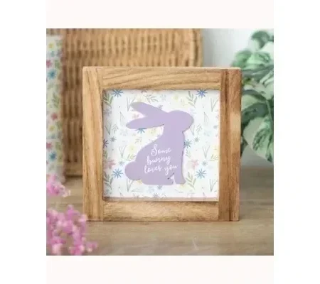 Some Bunny Loves You Wooden Frame Sign