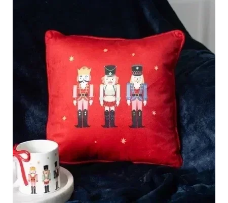 Square Nutcracker Cushion