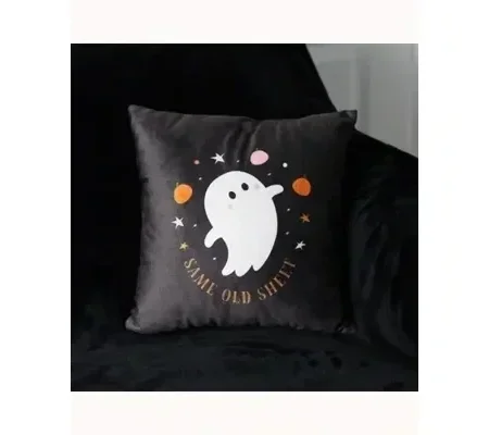 Square Same Old Sheet Ghost Cushion