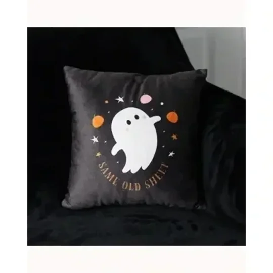 Square Same Old Sheet Ghost Cushion
