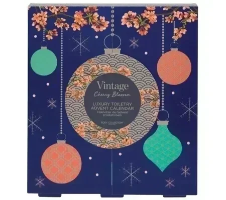 Technic Vintage Cherry Blossom Luxury Toiletry Advent Calendar
