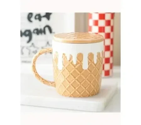 Waffle Mug and Coaster Set