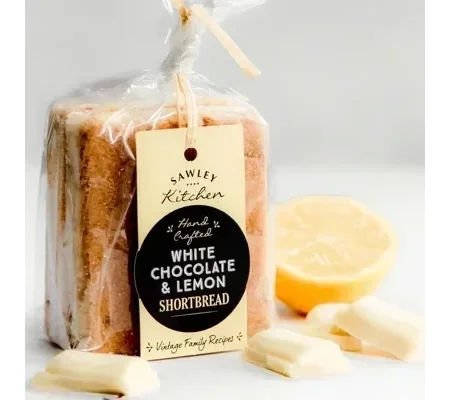 White Chocolate & Lemon Shortbread