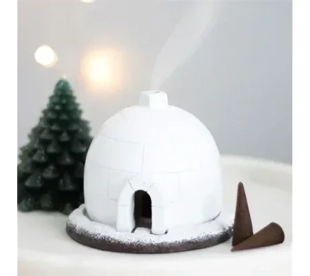 Winter Igloo Incense Cone Burner