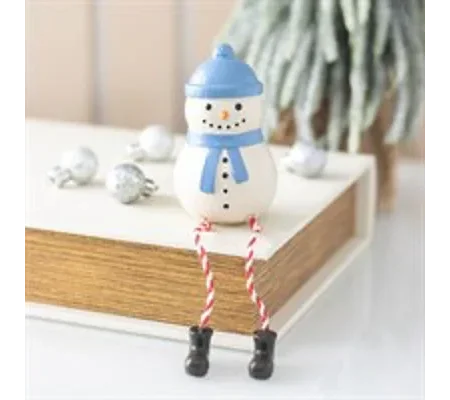 Winter Snowman Shelf Sitter Ornament